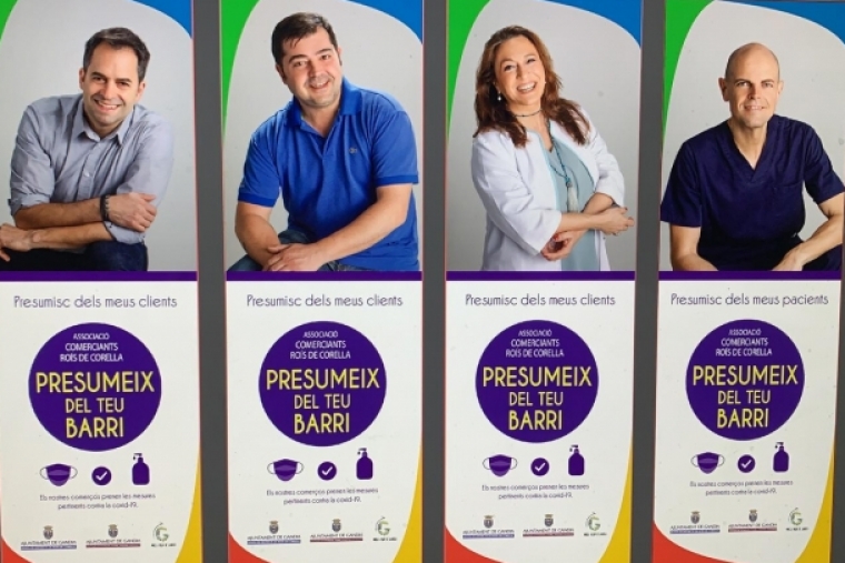 Comerciantes de Roís de Corella en Gandia presentan su campaña de barrio
