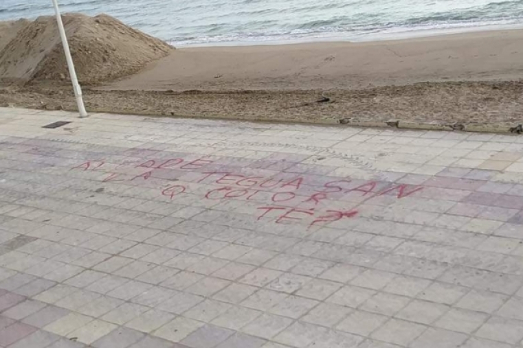 Compromís Safor condena las pintadas contra el alcalde de Bellreguard