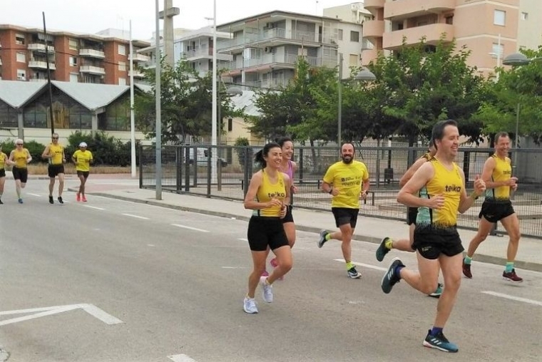 Corredores del Teika rinden homenaje a Toni Herreros entrenando la 10K