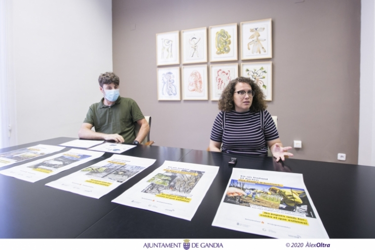 Gandia sensibiliza a la población para prevenir incendios forestales
