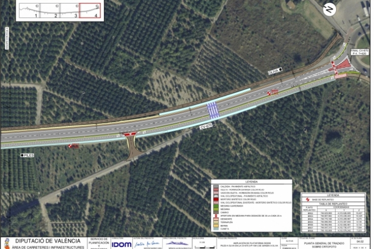 Las obras de la carretera que unirá Piles y Oliva avanzan