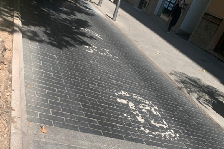 Cs Gandia pide que se pinten los pasos de peatones