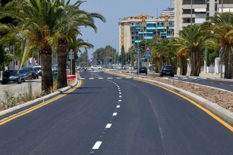 La Diputación de València finaliza el primer tramo del bulevar de la playa