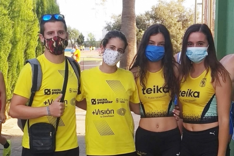 Buenas sensaciones de los atletas del Safor Teika en los primeros controles