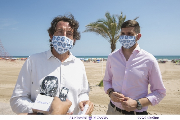 Gandia suminstra WiFi gratis en la primera línea de la playa Nord