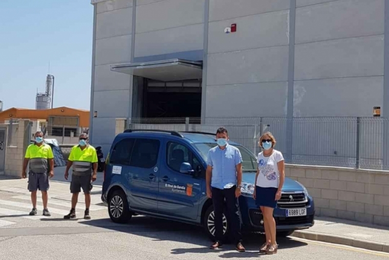 El Real de Gandia estrena un vehículo eléctrico para tareas municipales