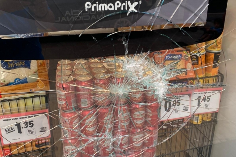 Intento de robo en un supermercado del centro histórico de Gandia