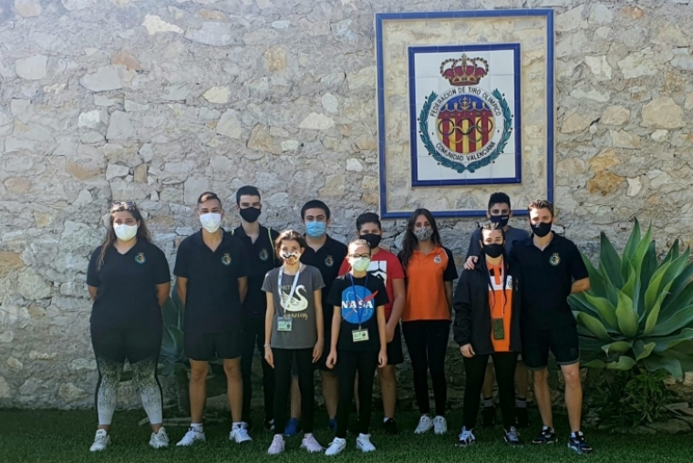 Nueve medallas para las jóvenes promesas del Tiro Olímpico de Oliva