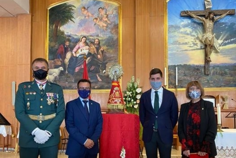 La Guardia Civil de Gandia asistió ayer a la Misa en Honor a su Patrona