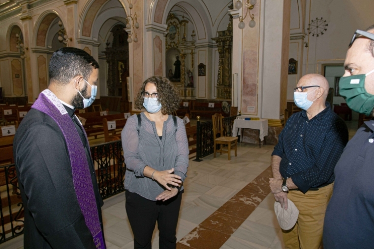 Gandia prepara un proyecto de visita museológica a la Iglesia de Sant Roc
