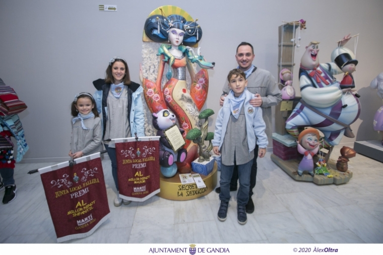 Las Fallas de Gandia participan en el primer acto de la nueva normalidad