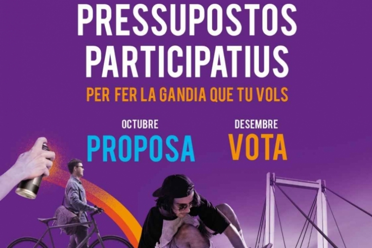 Gandia seleccionará más de 100 propuestas a los Presupuestos Participativos