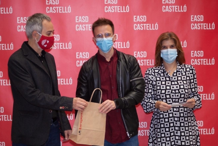 Borja Signes, un gandiense premiado como mejor expediente en Diseño Gráfico