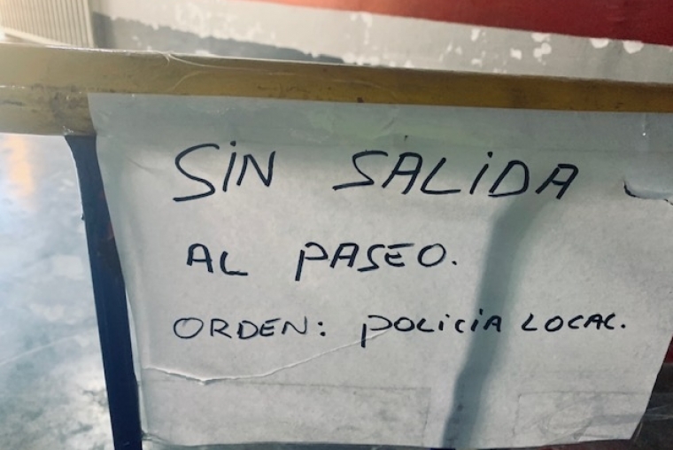 El PP de Gandia pide la reparación de desperfectos del parking del Serpis