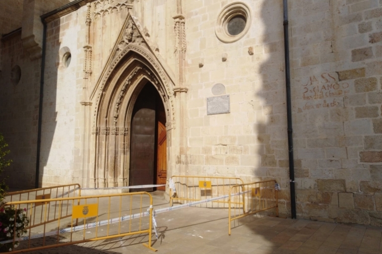 La Generalitat ayuda a restaurar una imagen de la Colegiata de Gandia