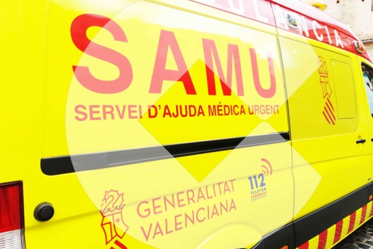 Un hombre de 71 años herido grave en Tavernes tras salirse de la carretera
