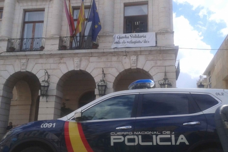 Detenida en Gandia por agredir a Policías Nacionales al no llevar mascarilla