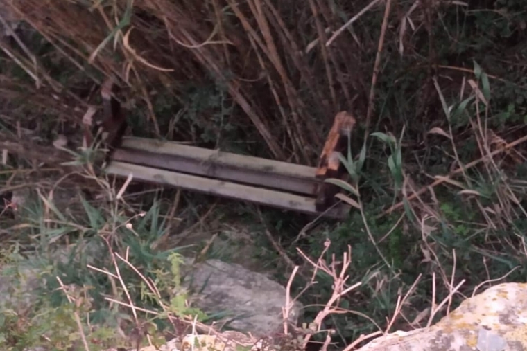 Potries denuncia actos vandálicos en la zona recreativa de la Casa Fosca