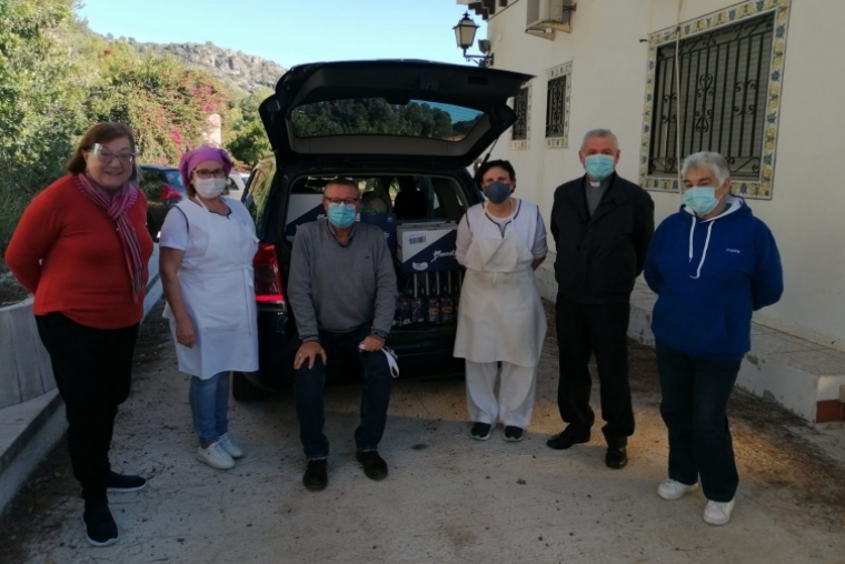 La Orden Católica del Temple dona alimentos al Preventorio de El Real