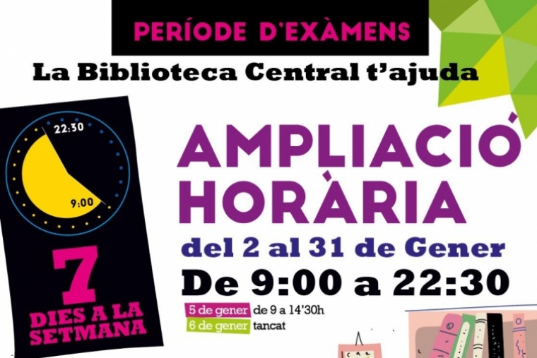 Gandia amplía el horario de la Biblioteca Central por exámenes