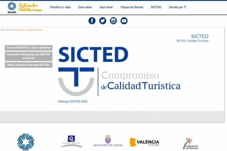Gandia pone en marcha un nuevo ciclo del sello de calidad SICTED