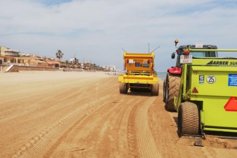 Diputació recoge 1.197 metros cúbicos de residuos de las playas en 2020