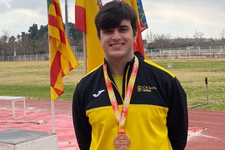 Bronce para Óscar Gimeno, del Safor Teika, en el Nacional de Lanzamientos