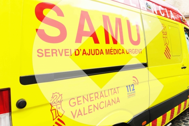 Un menor resulta herido tras sufrir un accidente de moto en Gandia