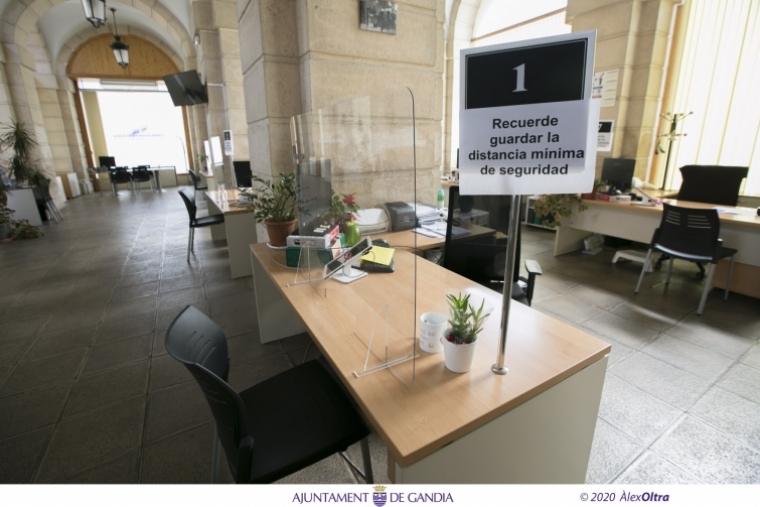 El Registro de Entrada del ayuntamiento de Gandia amplía su horario