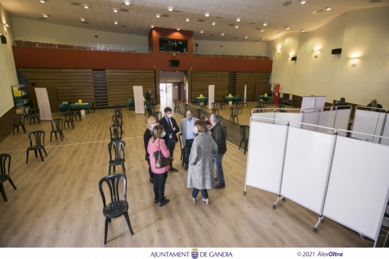 El Museu Faller de Gandia acoge a partir de hoy la vacunación docente
