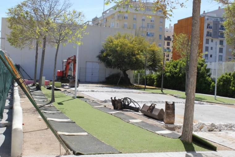 Las obras en el colegio Hort de Palau de Oliva contemplan más sombras