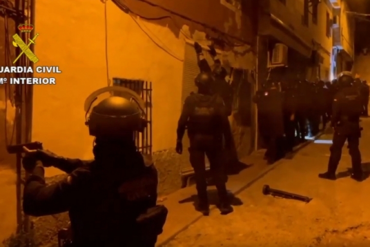 Nuevo golpe de la Guardia Civil al clan de Gandia asentado en Murcia