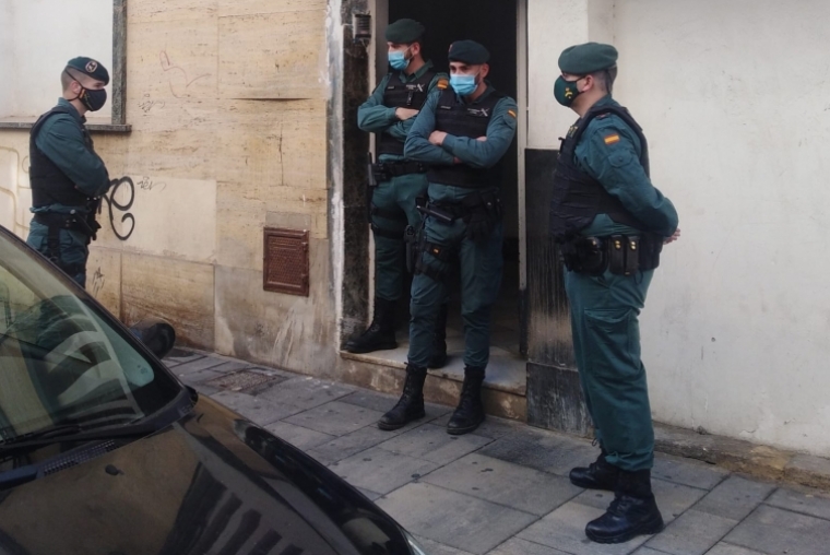 Operación de la Guardia Civil en Gandia sobre drogas y prostitución