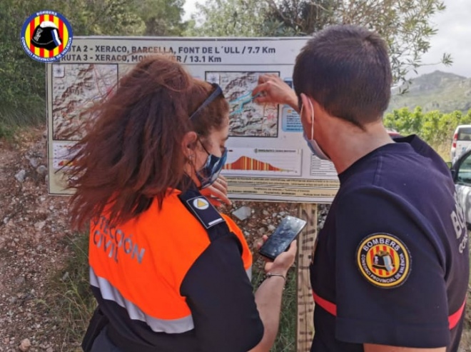 Buscan en Xeraco a un senderista desaparecido desde ayer