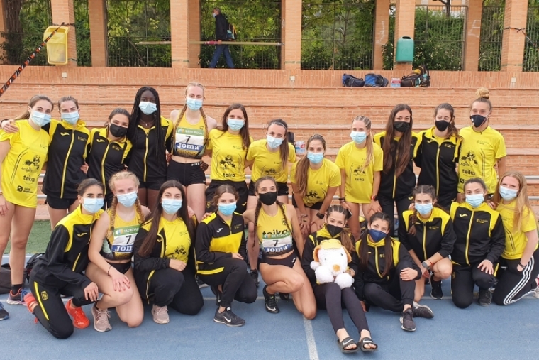 Las chicas junior del Safor Teika séptimas en el Nacional de Clubes