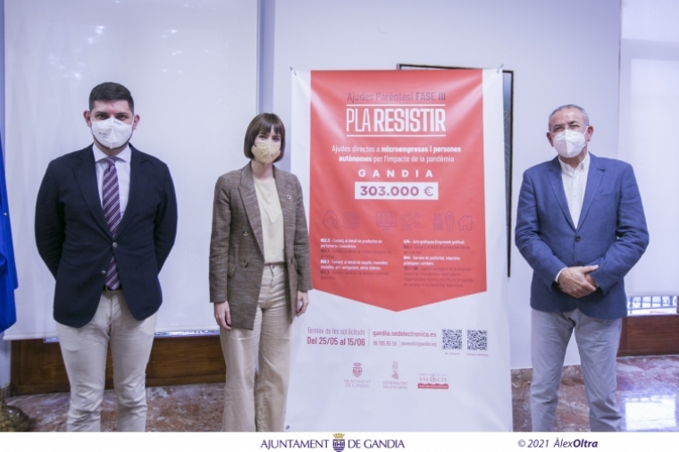 Listado de nuevas ayudas que Gandia lanza para comercios y empresas