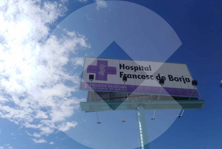 Una persona en Planta Covid del Hospital de Gandia