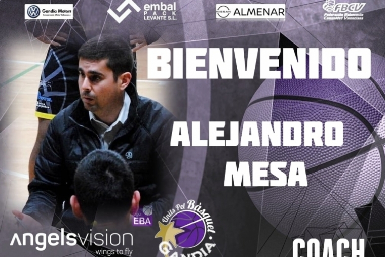 Alejandro Mesa será el nuevo entrenador del Units pel Bàsquet Gandia