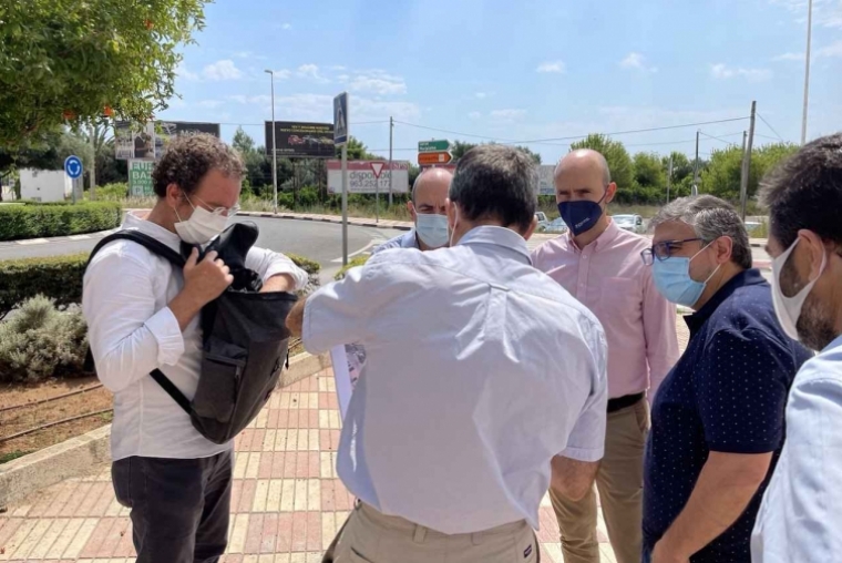 Tavernes plantea a la Generalitat mejoras en la travesía de la CV-50