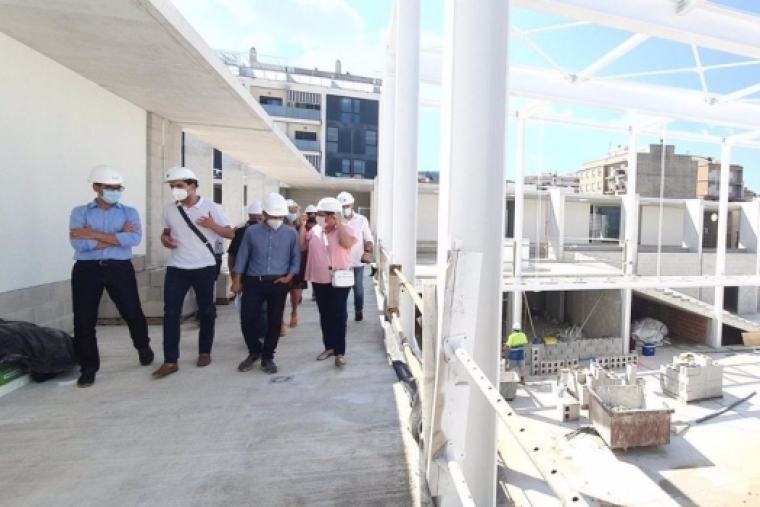 El Conseller Marzá visita las obras del nuevo instituto de La Font