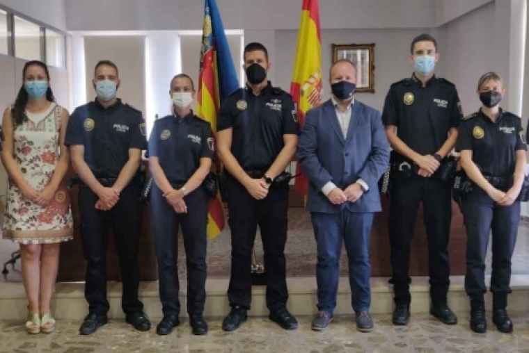 Toman posesión los nuevos agentes de la Policía Local de Xeraco
