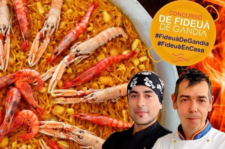 Karlos Escoto presente en el Concurso Internacional de Fideuà de Gandia