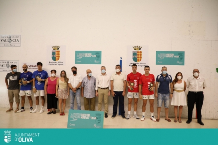 Éxito del Trofeo de Pilota Gregori Maians en el Trinquete de Oliva