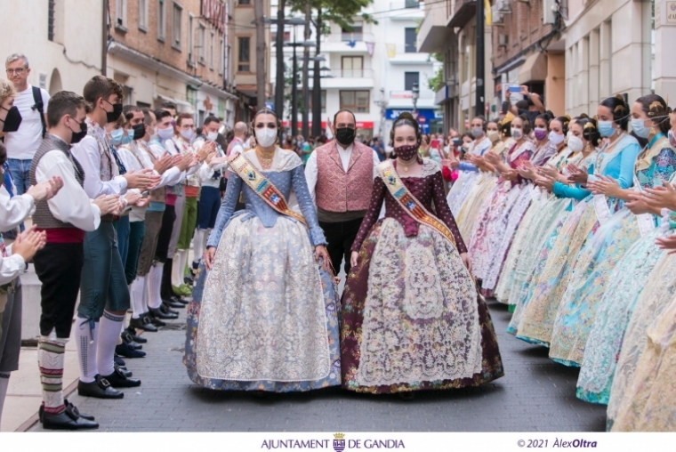 Las Fallas de Septiembre se iniciaron ayer en Gandia con la Crida 2.0