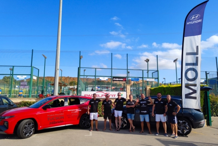 El equipo de pádel de la Policía Local de Gandia en el Nacional de La Nucia