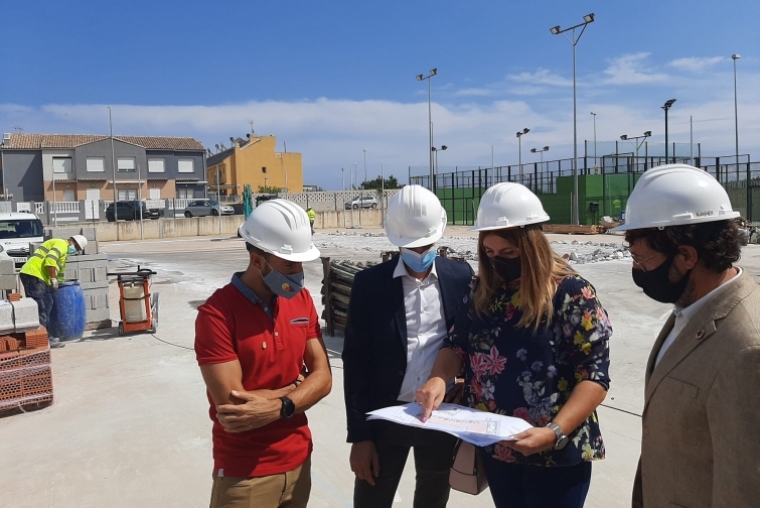 El vicepresidente Bielsa visita obras financiadas por Diputació en la Safor