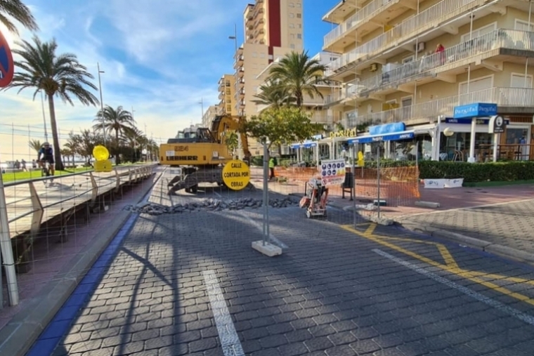 El paseo marítimo de la playa de Gandia será remodelado hasta el final