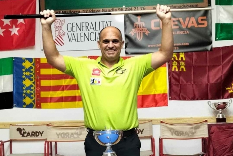 Pascual del Chef Amadeo Gandia Billar Club gana el XVI Ciutat de Gandia