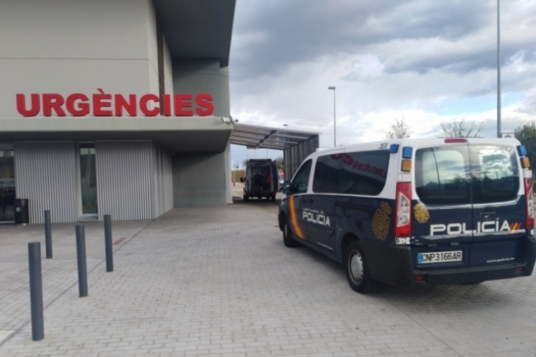 Detenido por amenazar al personal sanitario del Hospital de Gandia