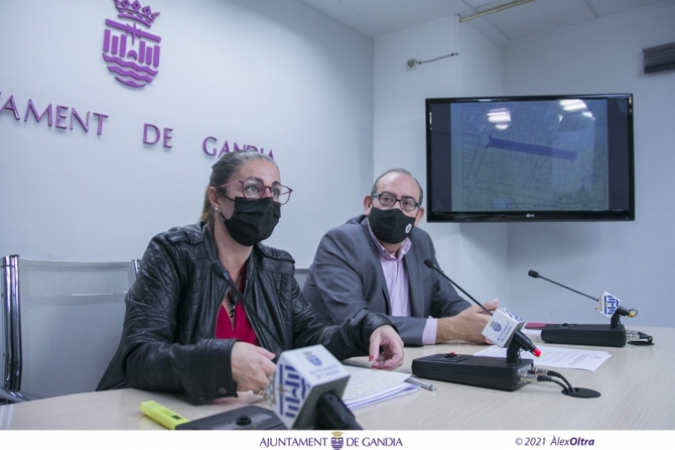 Mañana arrancan las obras de mejora en la calle Cardenal Cisneros de Gandia